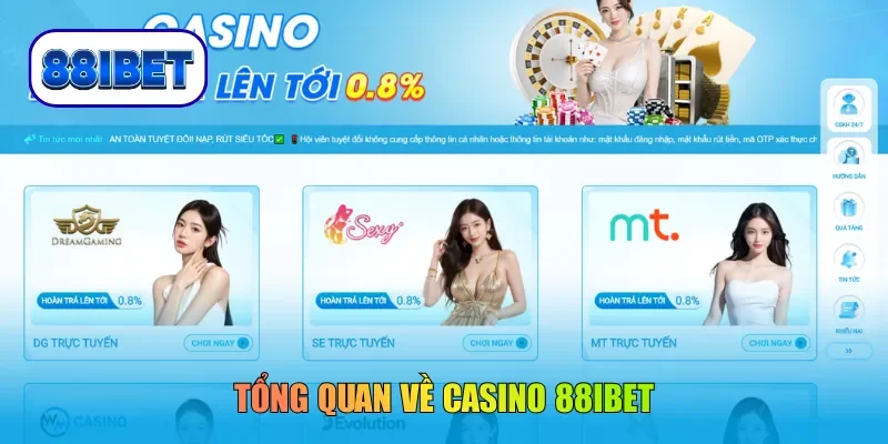 Tổng quan về casino 88IBET