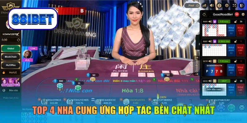 Top 4 nhà cung ứng hợp tác bền chặt nhất